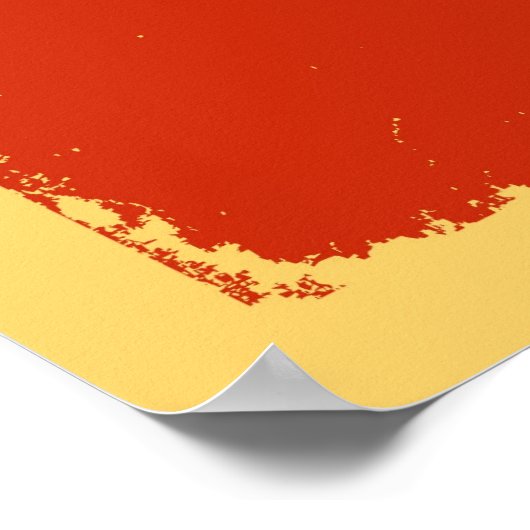 Türkisches Banner-Poster Poster (Ecke)