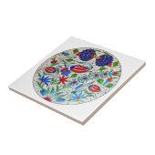 Türkisches Blumendesign Fliese (Seite)