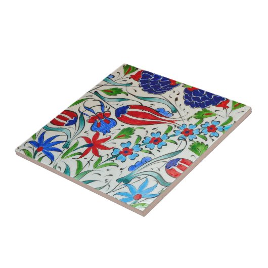 Türkisches Blumendesign Fliese (Seite)