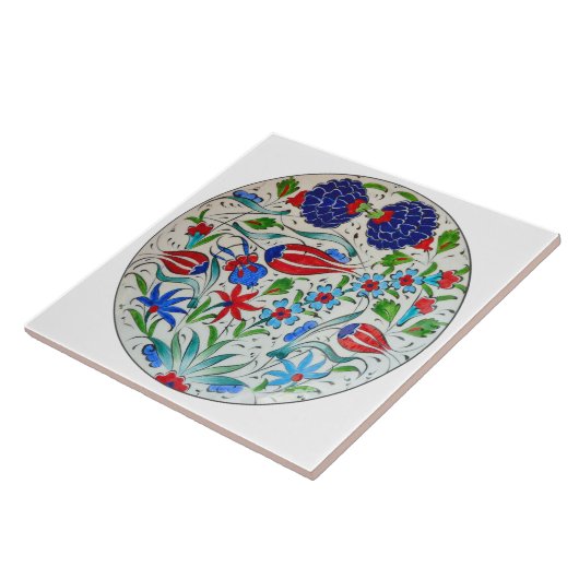 Türkisches Blumendesign Fliese (Seite)