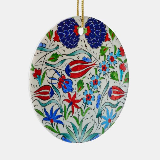 Türkisches Blumenmuster Keramikornament (Rechts)