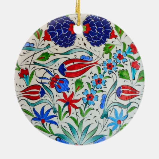 Türkisches Blumenmuster Keramikornament (Hinten)