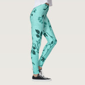 Türkisches Blumenmuster Leggings (Rechts)