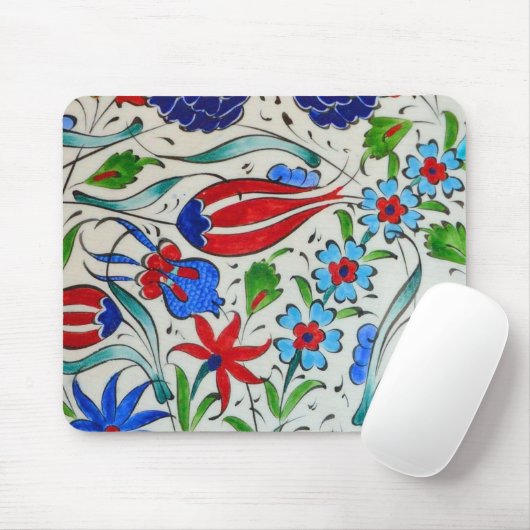 Türkisches Blumenmuster Mousepad (Mit Mouse)