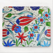 Türkisches Blumenmuster Mousepad (Vorne)