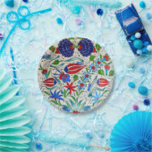 Türkisches Blumenmuster Pappteller (Party)