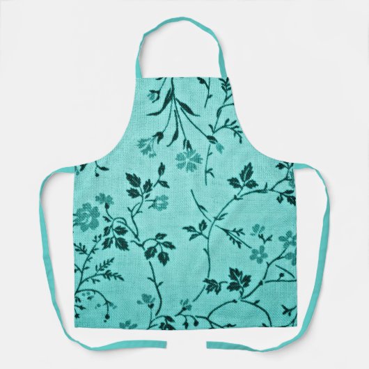 Türkisches Blumenmuster Schürze (Vorderseite)
