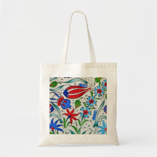 Türkisches Blumenmuster Tragetasche (Vorne)