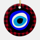 Türkisches Böses Auge Talisman, Arabischer Amulett Keramik Ornament (Vorne)