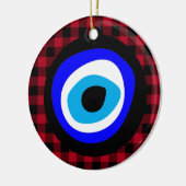 Türkisches Böses Auge Talisman, Arabischer Amulett Keramik Ornament (Links)