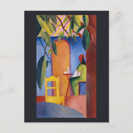 „Türkisches Café“ Kunstpostkarte Postkarte (Vorderseite)