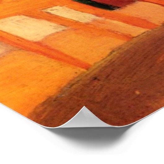 Türkisches Café mit August Macke Poster (Ecke)