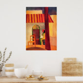 Türkisches Café mit August Macke Poster (Küche)