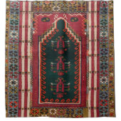 Türkisches Design eines schönen Teppichs Duschvorhang (Vorderseite)