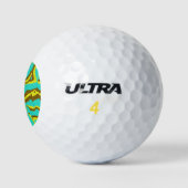 Türkisches Design Golfball (Logo)
