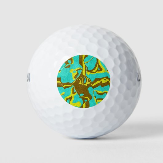 Türkisches Design Golfball (Vorderseite)