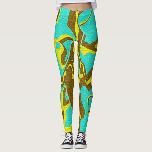 Türkisches Design Leggings (Vorderseite)