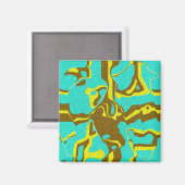 Türkisches Design Magnet (Vorderseite/Rückseite)