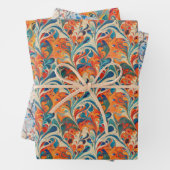 Türkisches Ebru-Kunstpapier zum Wassermarbeln Geschenkpapier Set (Beispiel)