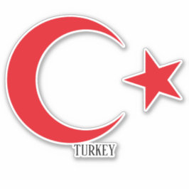 Türkisches Emblem Patriotic Aufkleber