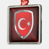 Türkisches Emblem Silbernes Ornament (Links)