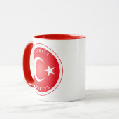 Türkisches Erbe-Emblem Tasse (Vorderseite Links)