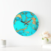 Türkisches Foto Acrylic Wall Clock Große Wanduhr (Zuhause)