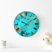 Türkisches Foto Große Wanduhr (Zuhause)