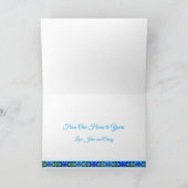 Türkisches Foto Weihnachtsfeiertag Karte (Innenseite)