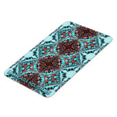 Türkisches Fraktal Star Blast Magnet (Linke Seite)