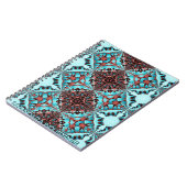 Türkisches Fraktal Star Blast Notizblock (Linke Seite)