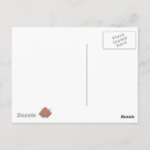 Türkisches Fraktal Star Blast Postkarte (Rückseite)