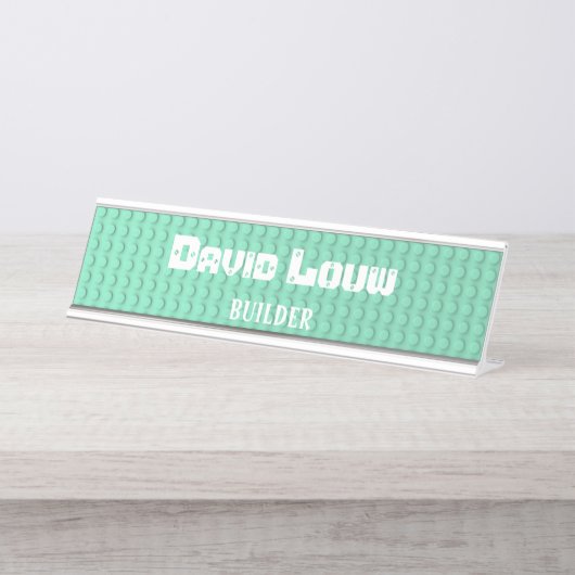 Türkisches Gebäude Schreibtischnamensplakette (Vorderseite )