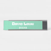 Türkisches Gebäude Schreibtischnamensplakette (Vorderseite )