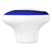 Türkisches Glas nazar  Keramikknauf (Seitenansicht)