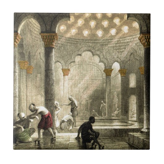 Türkisches Hamam Fliese (Vorderseite)