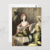 Türkisches Harem 1 Postkarte (Vorne/Hinten)