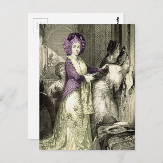 Türkisches Harem 2 Postkarte (Vorne/Hinten)