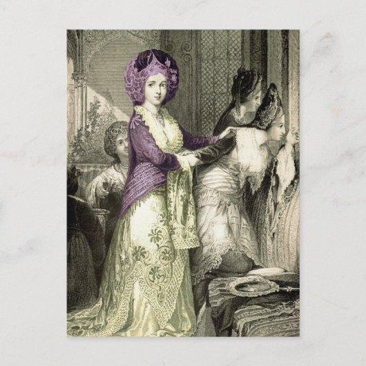 Türkisches Harem 2 Postkarte (Vorderseite)