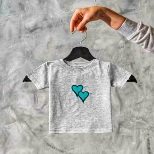 Türkisches Herz und Arsch Baby T-shirt