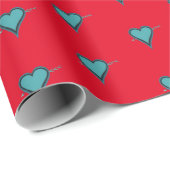 Türkisches Herz und Arsch Geschenkpapier (Rolleneckpunkt)