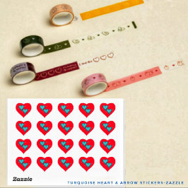 Türkisches Herz und Arsch Herz-Aufkleber