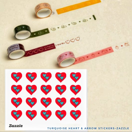 Türkisches Herz und Arsch Herz-Aufkleber