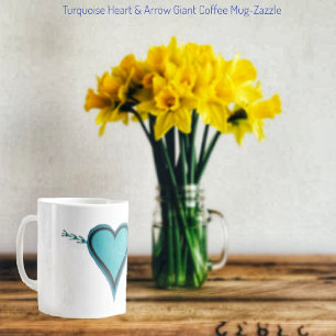 Türkisches Herz und Arsch Jumbo-Tasse