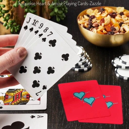 Türkisches Herz und Arsch Spielkarten