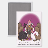 Türkisches Hochzeitmagnet Magnet (Vorderseite/Rückseite)