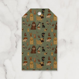 Türkisches Hundemuster Geschenkanhänger