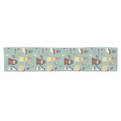 Türkisches Hundemuster Kurzer Tischläufer (Horizontal)