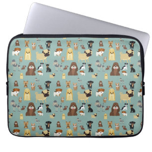 Türkisches Hundemuster Laptopschutzhülle
