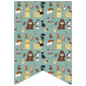 Türkisches Hundemuster Wimpelkette (Zweite Fahne)